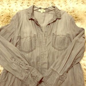 Cloth & Stone grey button up